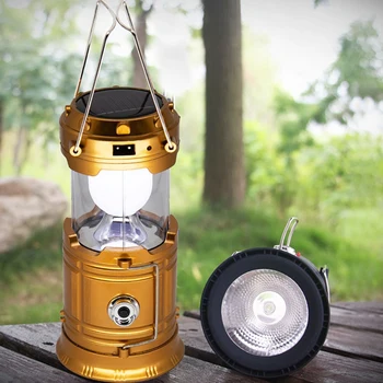 1 БР USB Акумулаторна лампа Лампа за Палатка Водоустойчив фенер Осветление Фенер, Работещ на открито