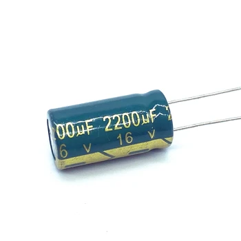 100шт 2200 icf 16 2200 ICF 16 105 В Бразда електролитни кондензатори 10*20 мм