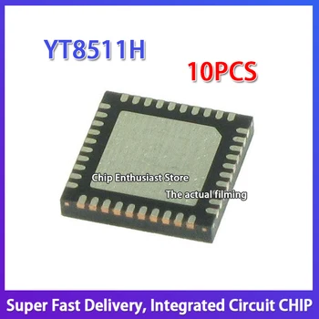 10ШТ Чип однопортового gigabit Ethernet-радиоприемник YT8511H QFN40 с интегрална схема
