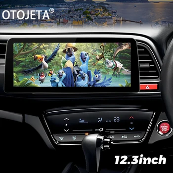 12,3-инчов Широкоекранен Android 13 Автомобилен Плейър Стерео Радио За Honda VEZEL HRV 2015 2018 RHD GPS Мултимедия Carplay Главното Устройство
