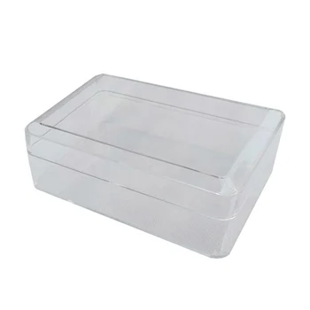 15*10* 5 см PS Прозрачни Кутии за сватбени подаръци и подаръци Cube Преносим контейнер-органайзер