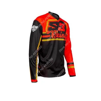 2021 Мъжки тениски за скоростно спускане от Ризи за планински велосипеди МТБ Offroad DH Мотоциклетът майк Спортни дрехи за мотокрос Облекло за велосипед