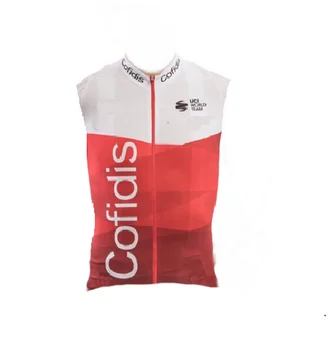 2022 COFIDIS Team Лятна жилетка за колоезденето без ръкави Мтб Облекло за колоездене Maillot Ciclismo Велосипедна облекло