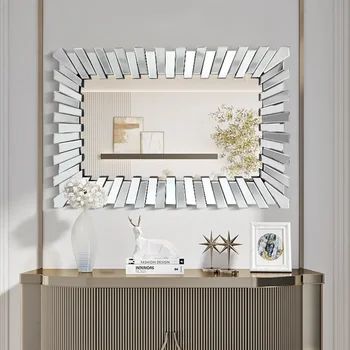 2022 Ново огледало за баня Венецианска мозайка огледало за баня, огледало за грим сребърен подвесное огледало огледало за хола огледало за баня