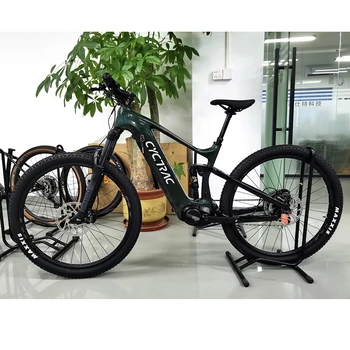 2023 Bafang M600 Електрически Планински Велосипед Carbon Full Suspension eMTB 500W Мотори С 48V15A Скрита Батерия Капкомер Post EBIKE