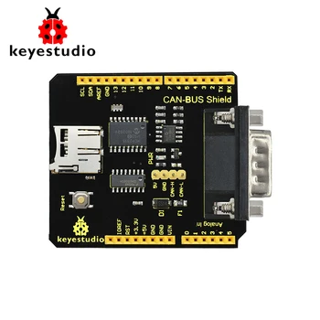 2023 Новият чип Keyestudio CAN-BUS Shield MCP2551 с слот SD за Arduino UNO R3