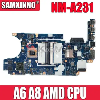 AAVE1 NM-A231 Оригинал За Lenovo Thinkpad E455 дънна Платка на лаптоп A6 A8 AMD CPU R5 M200 2 GB оперативна памет 100% Тествана Работа