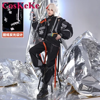 CosKeKe Kaedehara Kazuha Cosplay Играта Genshin Impact Costume Получен продукт, Модерен Красив Стръмен Отразяваща дизайн като цяло