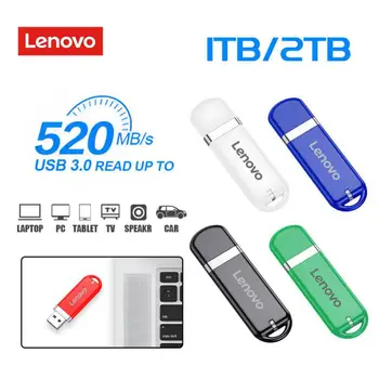 Lenovo 2 TB USB Флаш памет и USB 3.0 Интерфейс Реален Капацитет 1 TB флаш памет Висока скорост 520 mb/s. Стик коригира лого За ps4/ps5
