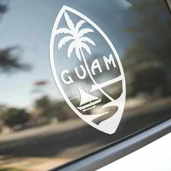 Vinyl стикер Guam с холограмен высечкой, Холограма стикер за задното стъкло на автомобила, аксесоари за бронята на предното стъкло