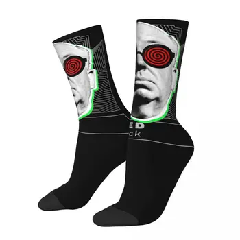 Алфред Хичкок Аксесоари за гипнопортрета Чорапи Компрессионный графичен Среден чорап с шнорхел Хубава идея за подарък за жени