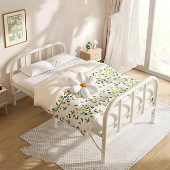 Безопасни Детски легла с безплатна доставка, Евтини Метални легла за възрастни, Многофункционални рамки за легла, мебели за театър Kawaii Camas Dormitorio