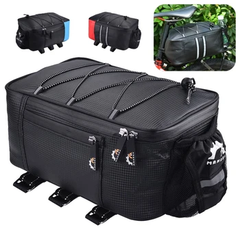Водоустойчив мотор седельная чанта с голям капацитет, а на задната чанта за багажник, Пътна Планинска задния багажник, чанта за съхранение на багаж, колоездене чанти