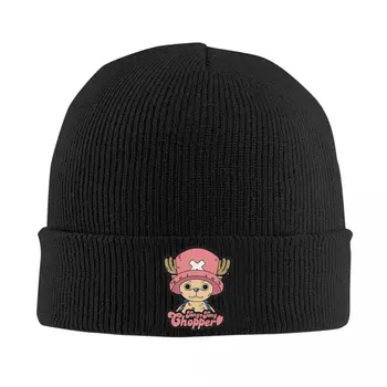 Вязаная шапка с шарките на лосове от аниме Tony Tony Chopper, зимни шапки, топло нова цельнокроеная шапка за мъже и жени