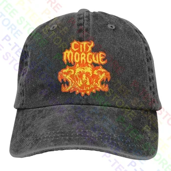 Градската морга Cerberus, бейзболна шапка от выстиранной деним, шапки шофьори на камиони, универсални хип-хоп