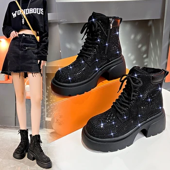 Дамски зимни мини-обувки Дизайнерски австралийски обувки на платформа за жени Топли ботильоны Луксозни обувки Martin Дамски обувки