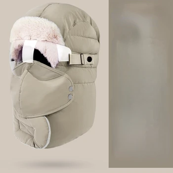 Дизайнерска марка за мъжки и дамски зимни ветрозащитная памучен шапка с топло кадифе Лей Фън cap gorras para hombres 모자