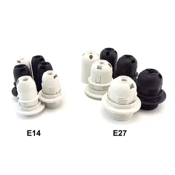 електрически контакт led крушка Преобразувател на основание лампа E27 E14 cap head Притежателя на храна електрически висящи спирални лампа 110v 220V