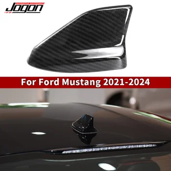 За Ford Mustang 2021 2022 2023 2024 Калъф антена Акула от настоящето въглеродни влакна Защита обвеса Външни Довършителни Аксесоари