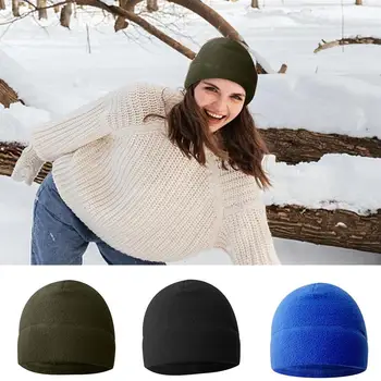 Зимните плюшени шапки, топли тюбетейки, шапки за жени, мъжки ветроупорен шапки, мъжки улични ски шапки с подгряване