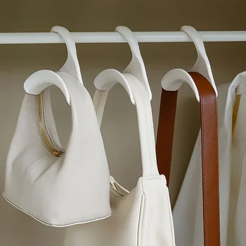 Извита закачалка Кука Закачалка за чанти Рафтове за съхранение на вещите Вкъщи шкаф, Шапка, Шал Шал в Чантата си Чанта за съхранение чанти Японски стил