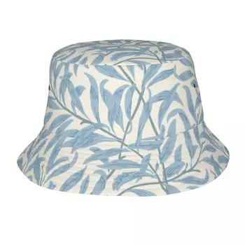 Изработена по поръчка на декоративно-приложното изкуство в стил Уилям Морис с шарките на Върба, Мъжки дамски Плажната Лятна Рибарска шапка