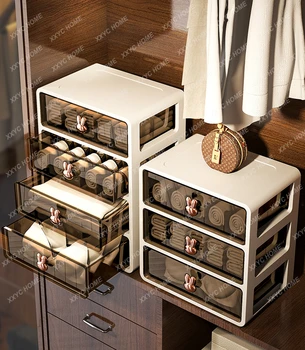 Кутия за съхранение на бельо, бикини-чорапи выдвижного тип, шкаф за съхранение на дрехи