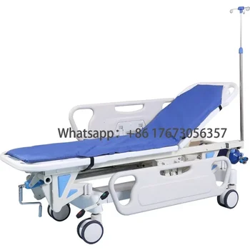 Легло за носилка на пациента Количка за спешни носилка в болницата за транспортиране на пациенти