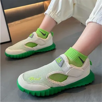 Летни детски маратонки 2023 г., нова детски обувки за момчета, лека дишаща мрежа ежедневни обувки за Тенис, спортни сандали за момичета