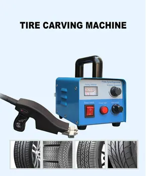 Машина за гравиране гуми 2-20 мм, 380 W машина за нарязване канали за гуми, гума pulse гравиране машина U / V тип HSD-T100