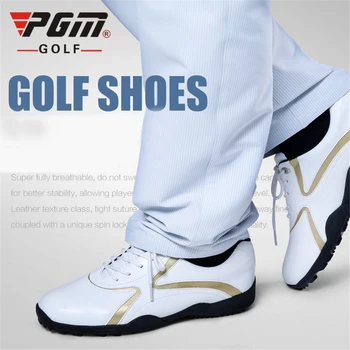 Мъжки ежедневни обувки за голф PGM с фиксиран пирон, водоустойчиви Дишащи спортни обувки XZ016