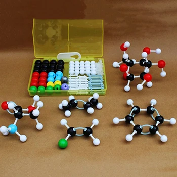 Набор от химически молекулни модели на Органични Молекули на Неорганичната химия, определени от 50 атоми, научен Експеримент за обучение