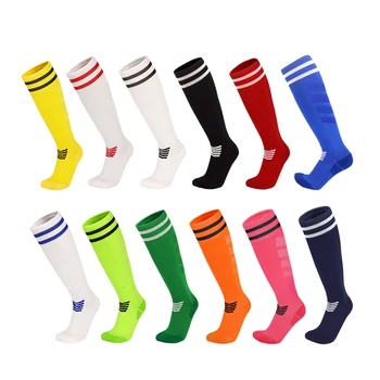 Нови футболни чорапи за активен отдих, нескользящие футболни Спортни Мъжки и женски Спортни чорапи, Квадратна фрикционная филм, утолщенное дъното на кърпи
