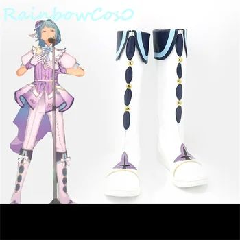 Обувки за cosplay Shino Хаджиме Ensemble Stars Ботуши Game Аниме Парти за Halloween Chritmas RainbowCos0 W3272