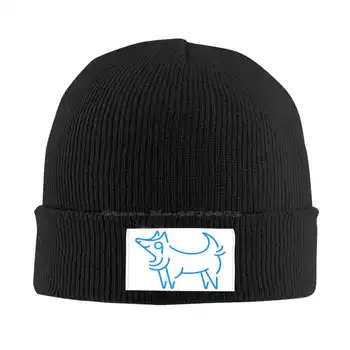 Печене на кафе Little Wolf, графична ежедневни шапка с логото, бейзболна шапка, Вязаная капачка