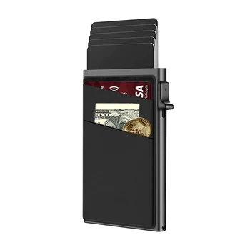 Притежател на кредитна карта с радиочестотна идентификация-блокаж, автоматичен поп портфейл за карти