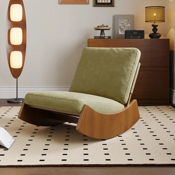 Столове за всекидневна Люлеещ се стол за четене количка Дизайнерски столове за Модерни спални комплекти градински мебели