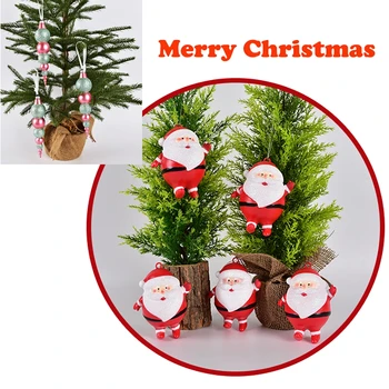Творчески украса за Коледа у дома от PVC Дядо Коледа във формата на тиква, Коледно дърво, окачена висулка Навидад Noel Декор, нова година подаръци за деца