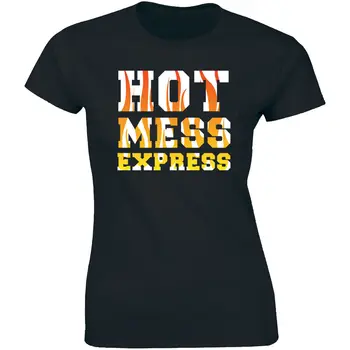 Тениска Hot Каша Express, майка, семейство, любов, родители, забавен грим за партита, тениска за йога и фитнес
