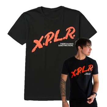 Тениска XPLR Sam e Shamone Dare Merch с яка-часова Camiseta de Manga Curta Dos Homens das Mulheres Harajuku Streetwear 2024 Roupas de