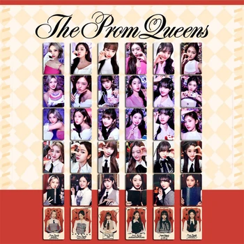 Фотокарточки KPOP АЙВ The 1st Фен Концерт The Prom Queens, 6 бр./компл., Двустранен LOMO-Картички, Картичка За феновете на Yujin Rei Wonyoung, Подаръци
